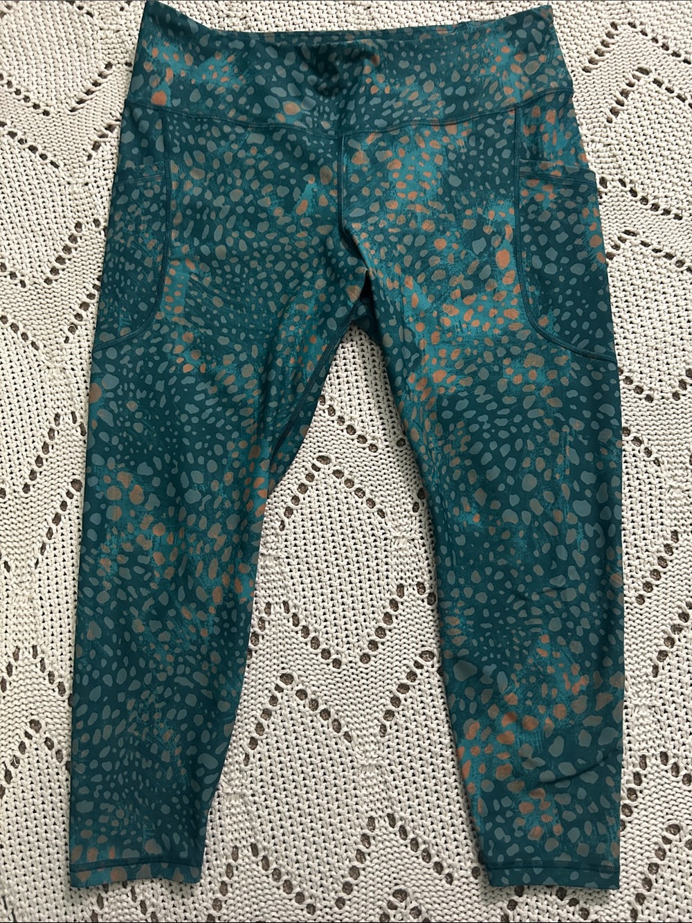 Old Navy Powersoft High Rise Print Leggings XL Petite